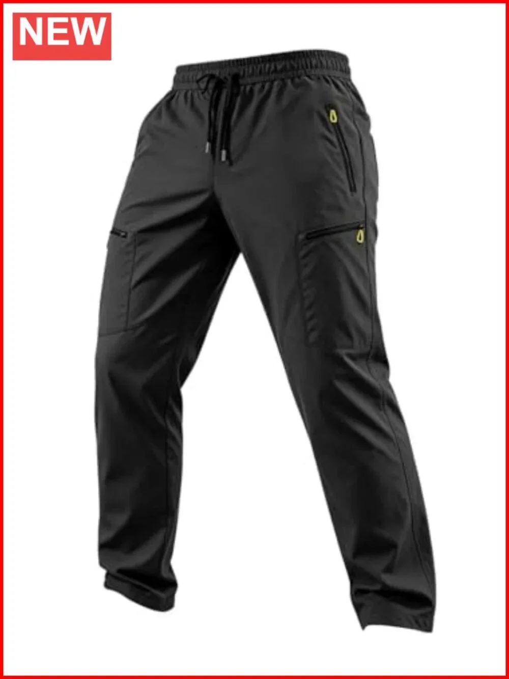 Lightweight Water Resistant Cargo Pants with Zipper Pockets